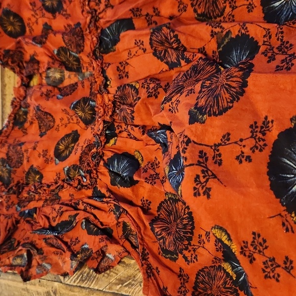 Ulla Johnson Erin Top Red Poppy Floral Size 0 - Picture 8 of 11